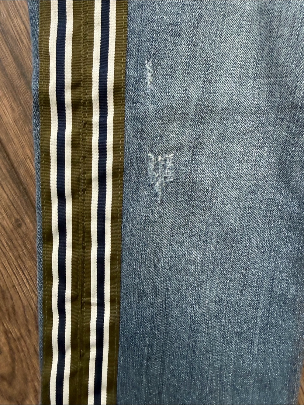 Kut from the Kloth Ankle Jeans with Unique Ribbon Detailing - Picture 3 of 3
